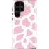 Pink Cow Print Galaxy S25 Ultra Impact Case